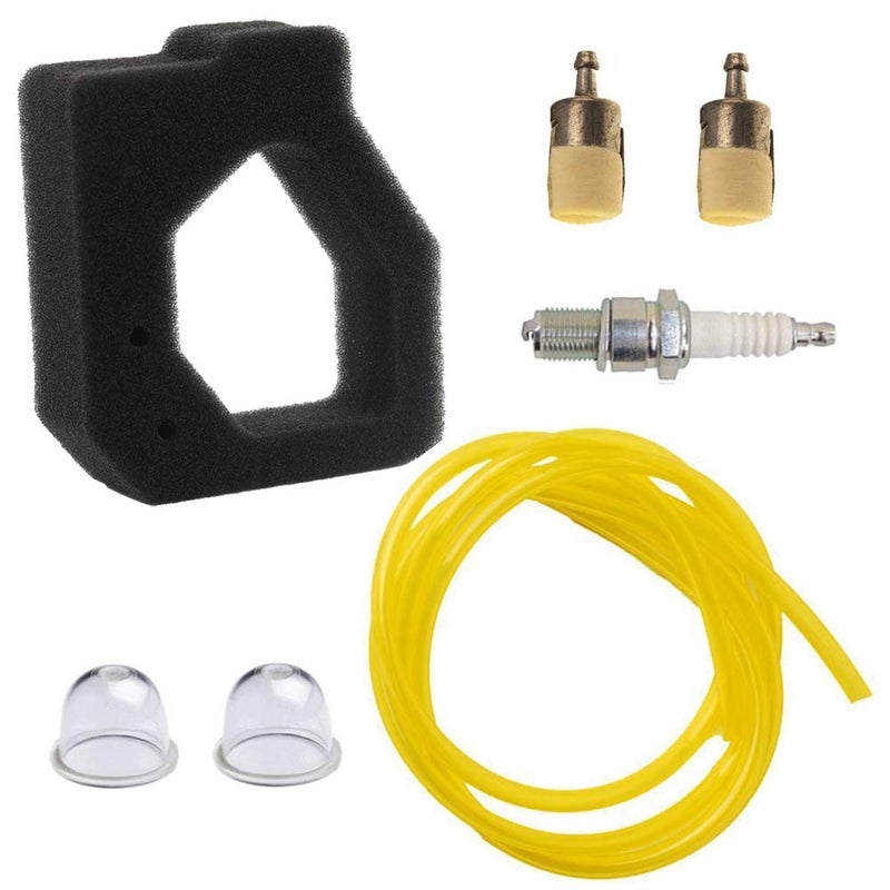 HIFROM Replace Air Filter Fuel Filter Line Primer Bulb Splar Plug Replacement for Honda GX25 GX25N GX25NT FG110 FG110K1 Engine Tiller Part 17211-Z0H-800 - Image 1